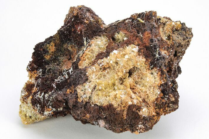 Yellow Wulfenite Crystals - Lucin, Utah #214809